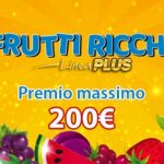 Frutti Ricchi Linea Plus gratta e vinci