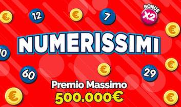 Numerissimi gratta e vinci